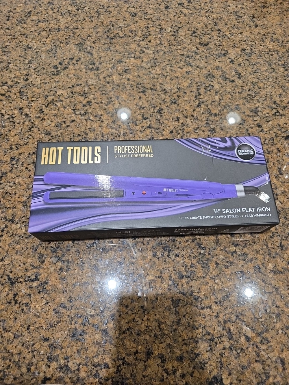 HOT TOOLS Professional Purple 1" Salon Flat Iron